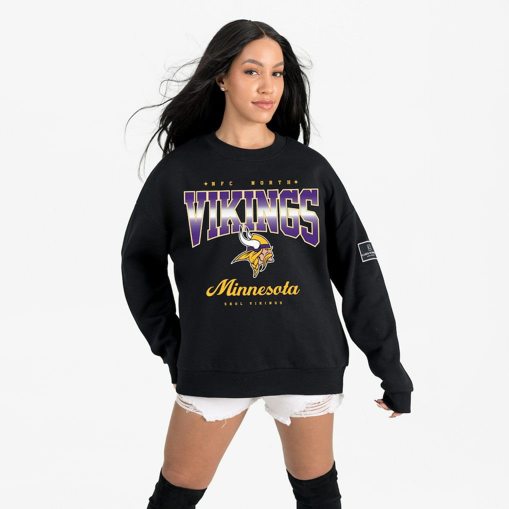 Minnesota Vikings Gameday Couture Women's Powerhouse Play Premium Fleece Sweatshirt | NFL Near me