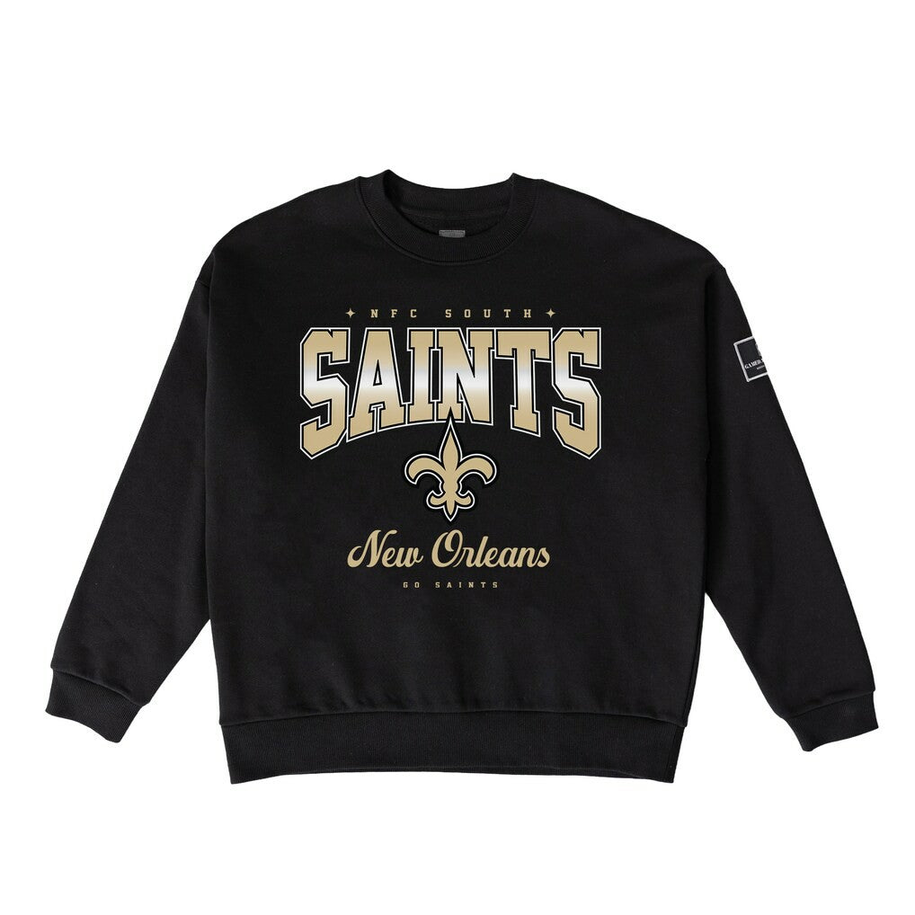 New Orleans Saints Gameday Couture Women's Powerhouse Play Premium Fleece Sweatshirt | NFL On sale