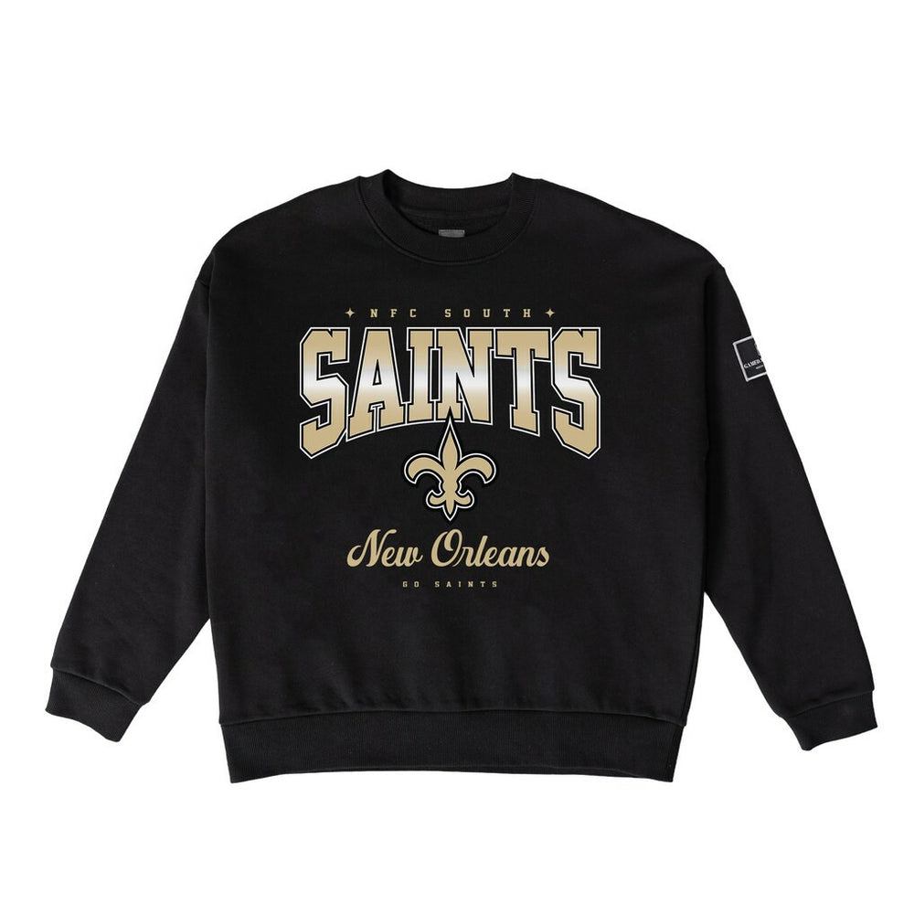 New Orleans Saints Gameday Couture Women's Powerhouse Play Premium Fleece Sweatshirt | NFL On sale