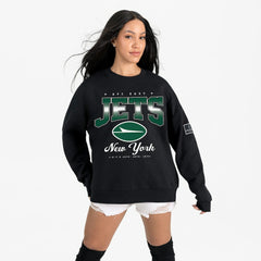 New York Jets Gameday Couture Women's Powerhouse Play Premium Fleece Sweatshirt | NFL Discount