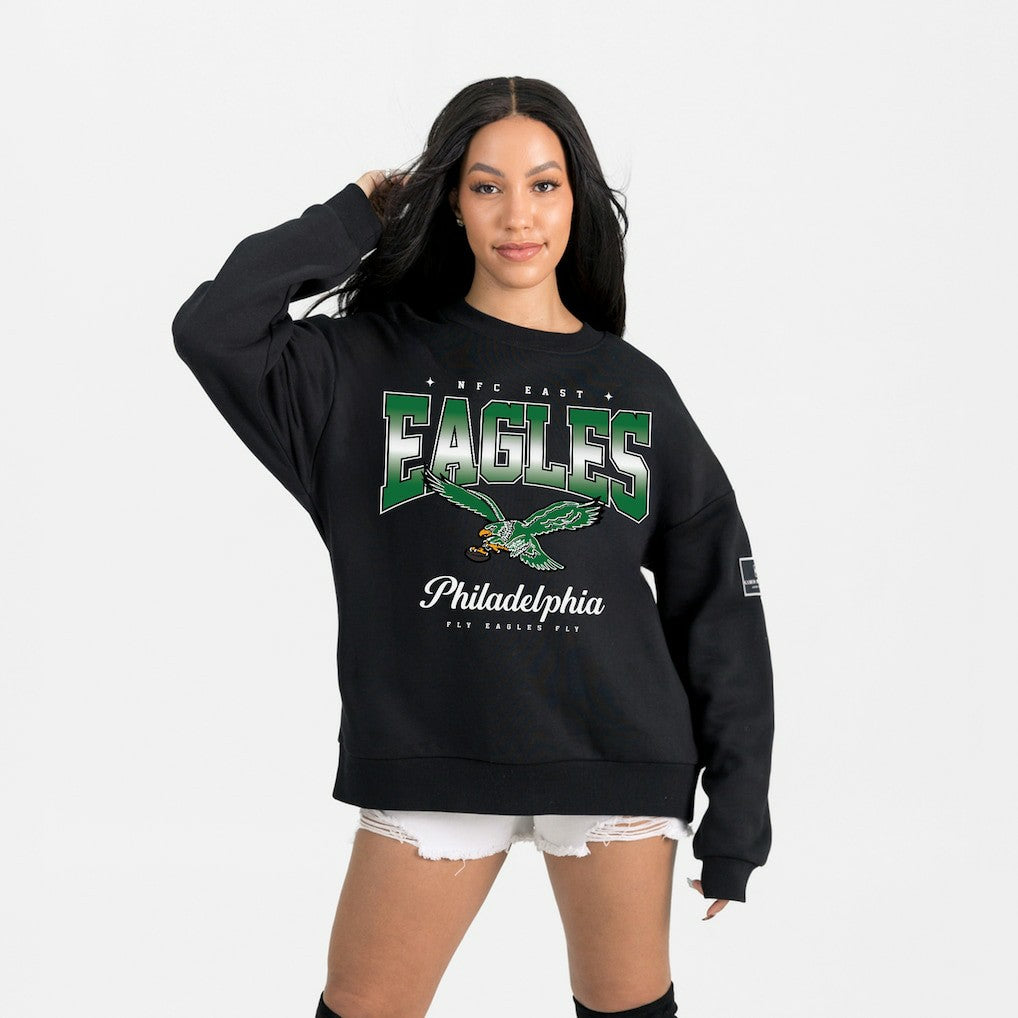 Philadelphia Eagles Gameday Couture Women's Powerhouse Play Premium Fleece Sweatshirt | NFL New