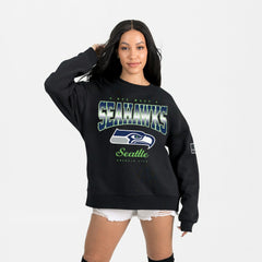 Seattle Seahawks Gameday Couture Women's Powerhouse Play Premium Fleece Sweatshirt | NFL Online
