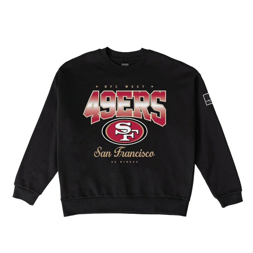 San Francisco 49ers Gameday Couture Women's Powerhouse Play Premium Fleece Sweatshirt | NFL On sale