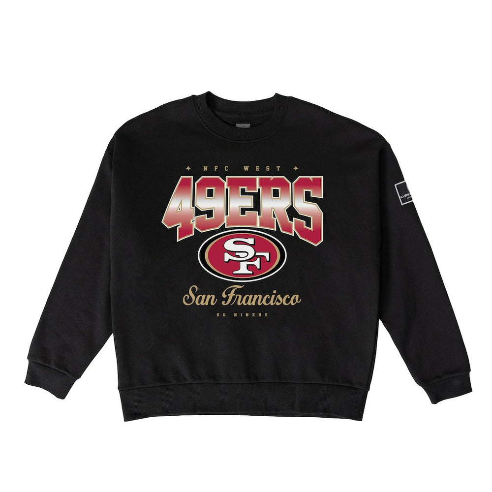 San Francisco 49ers Gameday Couture Women's Powerhouse Play Premium Fleece Sweatshirt | NFL On sale