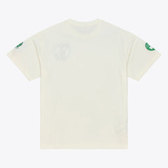 Cream Boston Celtics Hardwood Classics Chainstitch Premium T-Shirt | NBA