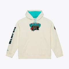 Cream Memphis Grizzlies Hardwood Classics Chainstitch Premium Fleece Hoodie | NBA