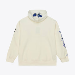 Cream Orlando Magic Hardwood Classics Chainstitch Premium Fleece Hoodie | NBA