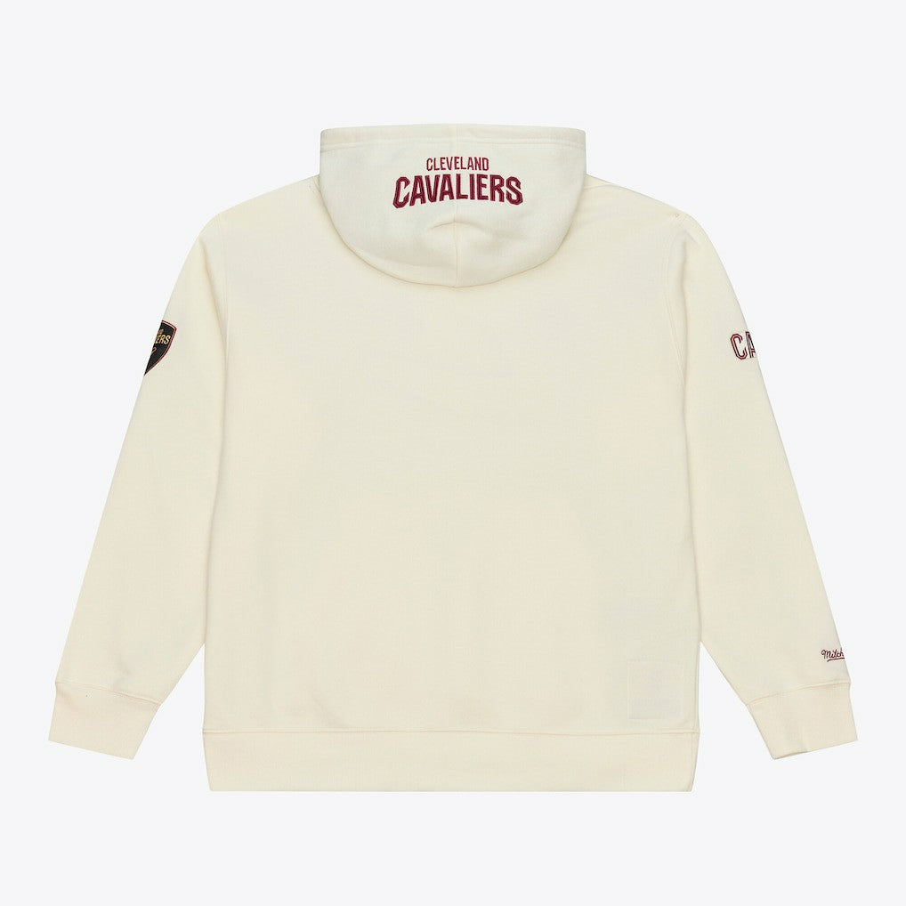Cream Cleveland Cavaliers Hardwood Classics Chainstitch Premium Fleece Hoodie sale | NBA