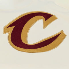 Cream Cleveland Cavaliers Hardwood Classics Chainstitch Premium Fleece Hoodie sale | NBA