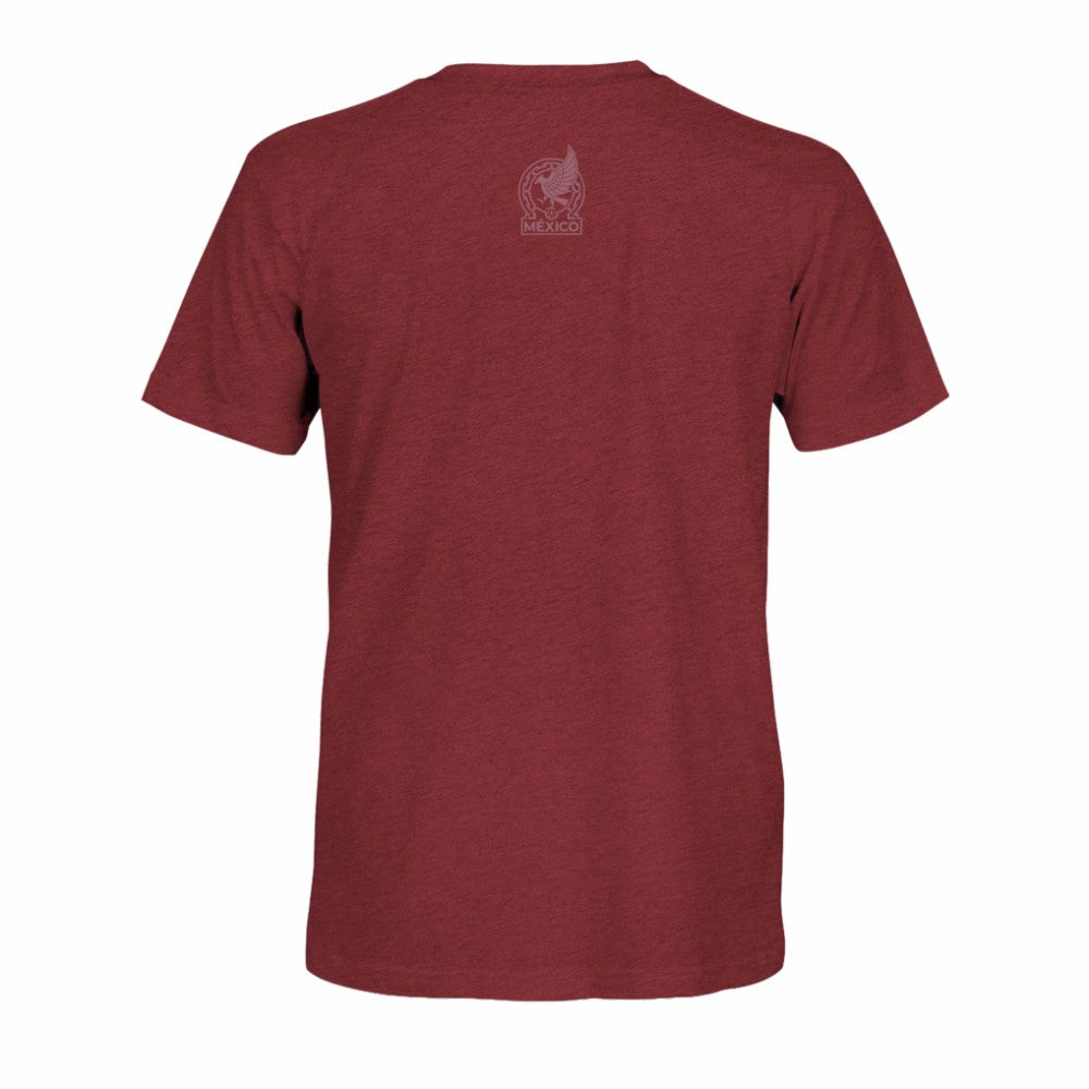 Mexico National Team 1863FC Athletic Wordmark Vintage Tri-Blend T-Shirt