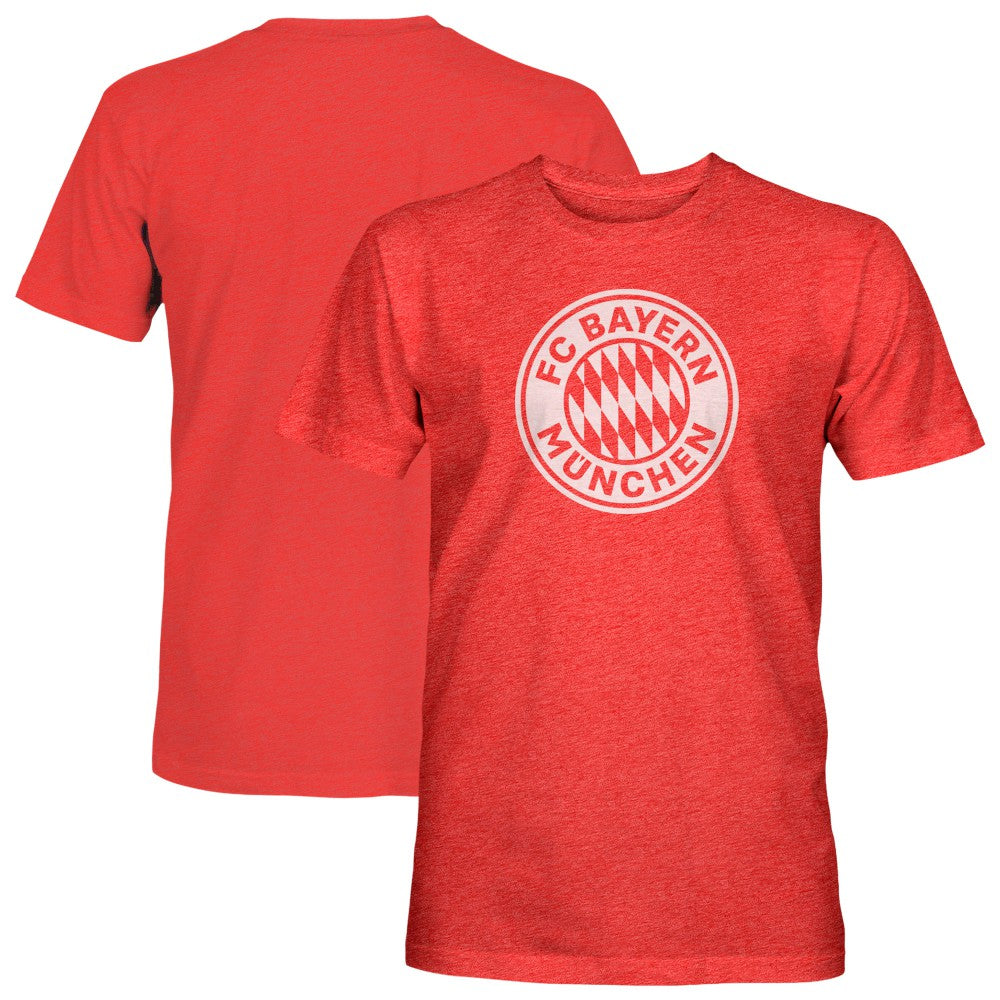Bayern Munich 1863FC Mono Badge Vintage Tri-Blend T-Shirt