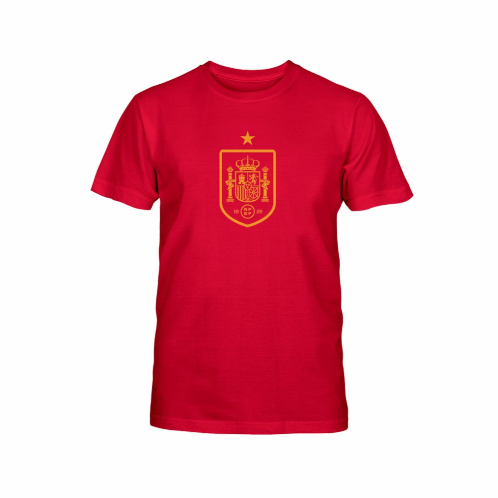 Spain National Team 1863FC Youth Mono Badge T-Shirt