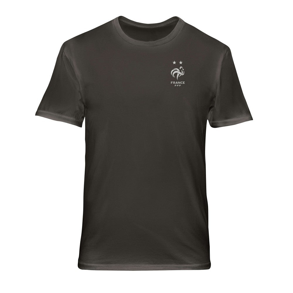 France National Team 1863FC Wordmark Cotton T-Shirt for sale - Gray