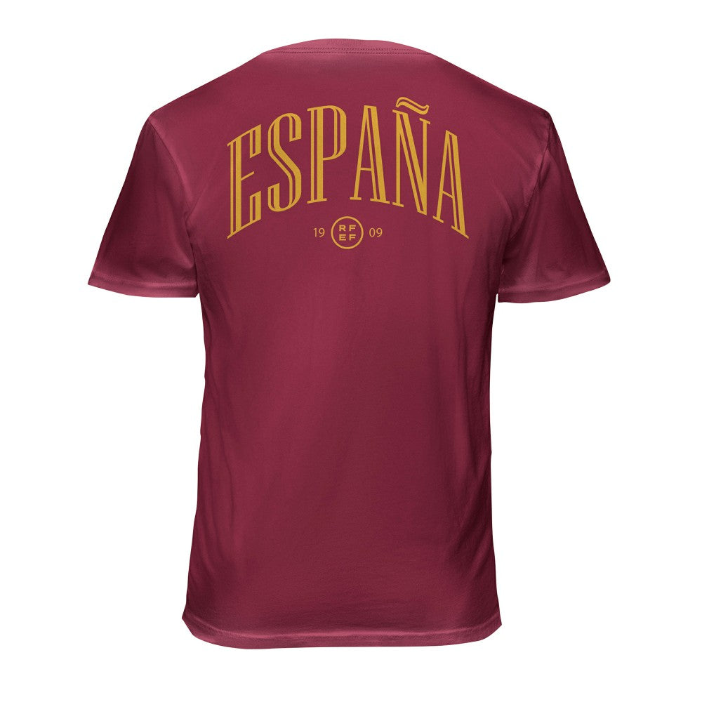 Spain National Team 1863FC Back Wordmark Soft Wash T-Shirt