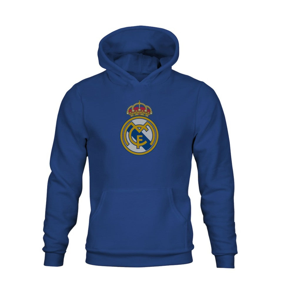 Real Madrid 1863FC Youth Color Badge Fleece Hoodie Discount - Blue