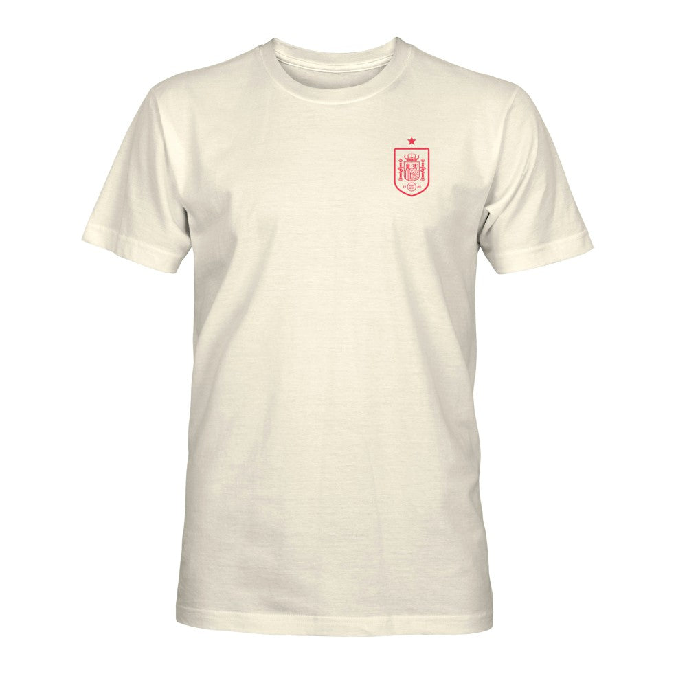 Spain National Team 1863FC Big Logo Heavyweight T-Shirt