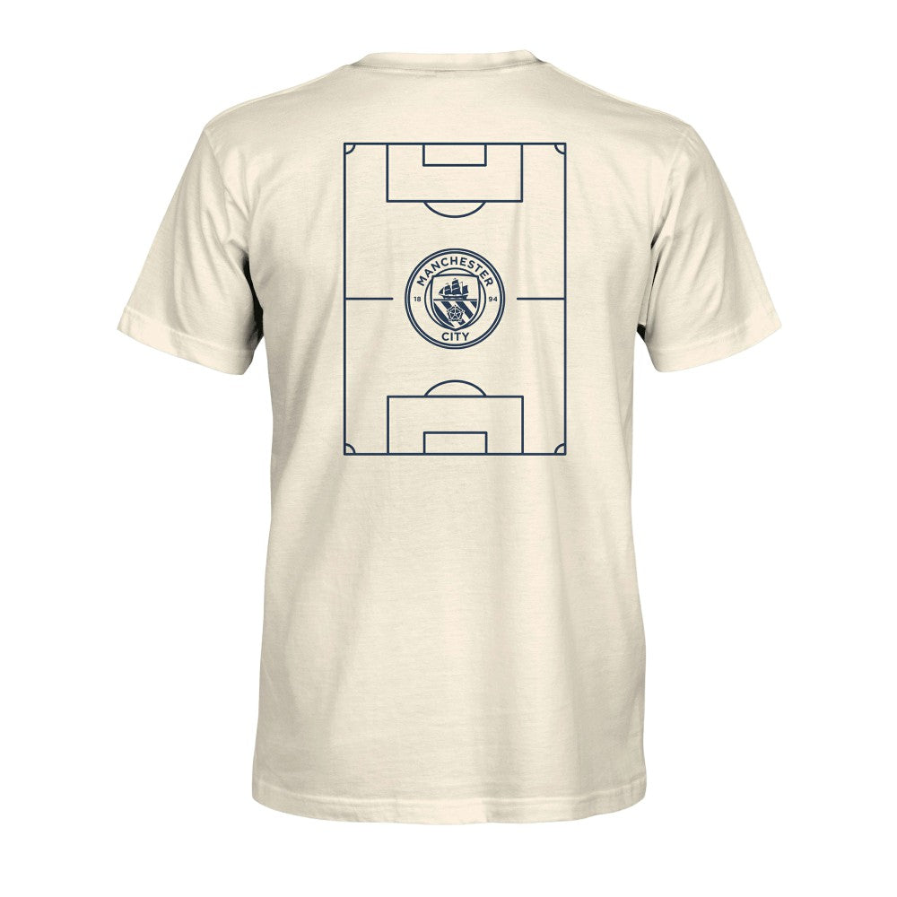 Manchester City 1863FC Own the Pitch Heavyweight T-Shirt Discount - Cream