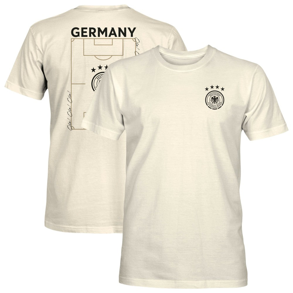 Germany National Team 1863FC Own the Pitch Heavyweight T-Shirt for sale - Cream