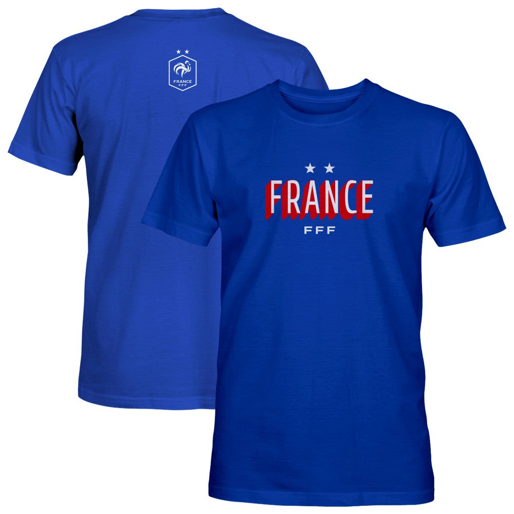 France National Team 1863FC 3D France T-Shirt for sale - Blue