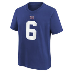 New York Giants Jaxson Dart  Youth Name & Number T-Shirt | NFL Discount