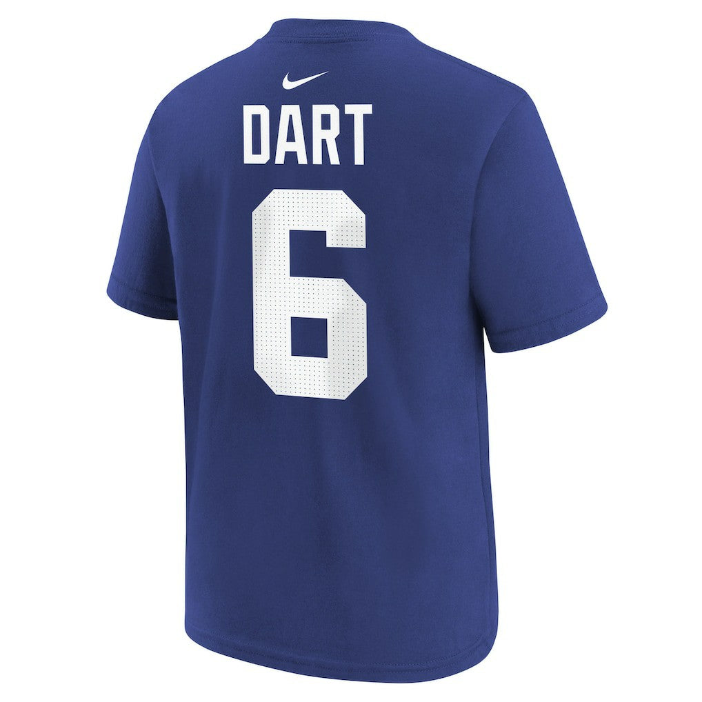 New York Giants Jaxson Dart  Youth Name & Number T-Shirt | NFL Discount