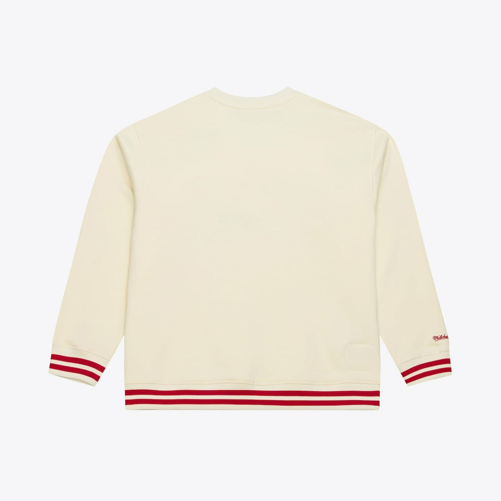 Cream Philadelphia 76ers Hardwood Classics 76 Originals Collection Sweatshirt | NBA