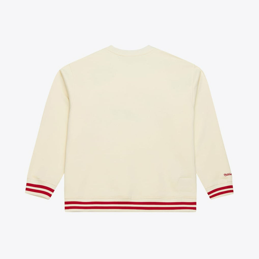 Cream Philadelphia 76ers Hardwood Classics 76 Originals Collection Sweatshirt | NBA