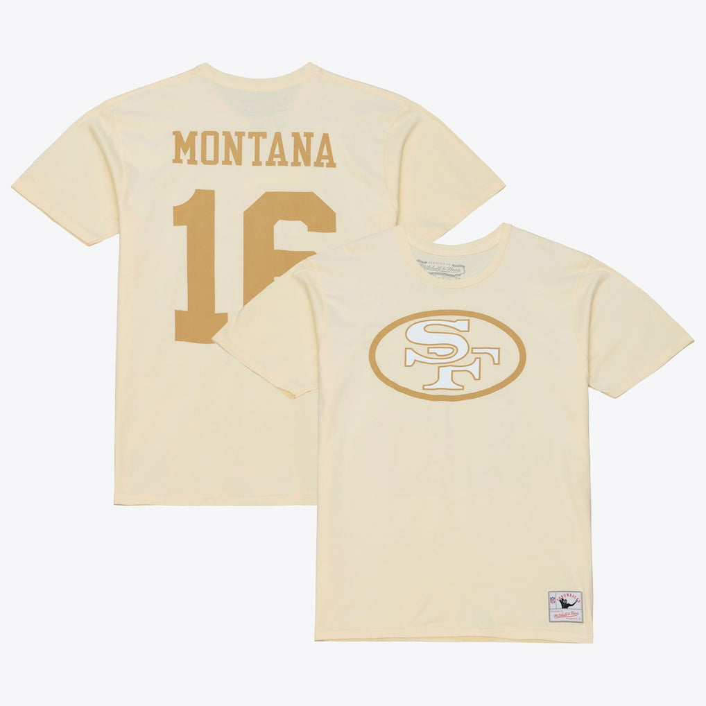 San Francisco 49ers Joe Montana  Sandman Name & Number T-Shirt | NFL US