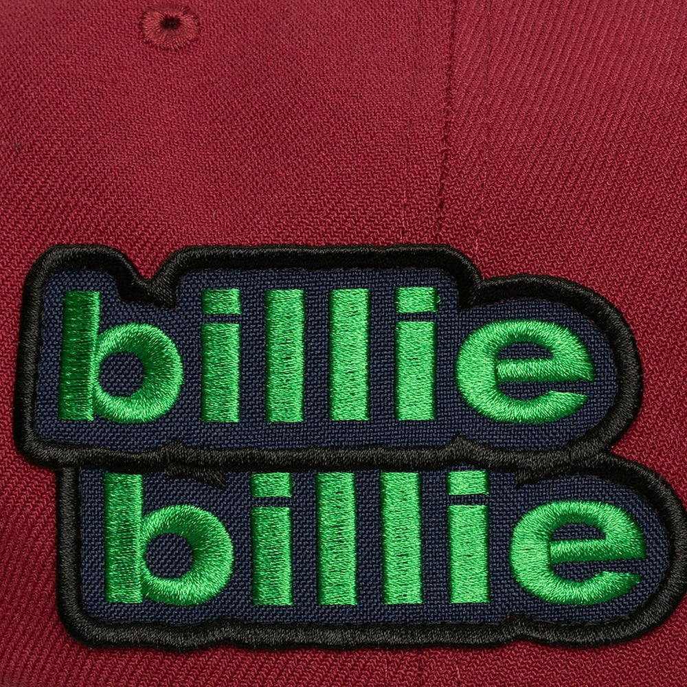 Wine/Gold Cleveland Cavaliers x Billie Eilish Hardwood Classics Patch Snapback Hat sale | NBA