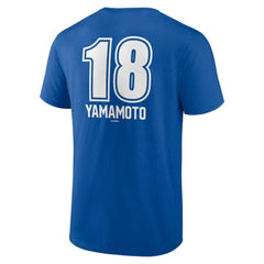 Yoshinobu Yamamoto Los Angeles Dodgers Fastball Player Name & Number T-Shirt - MLB T-shirts