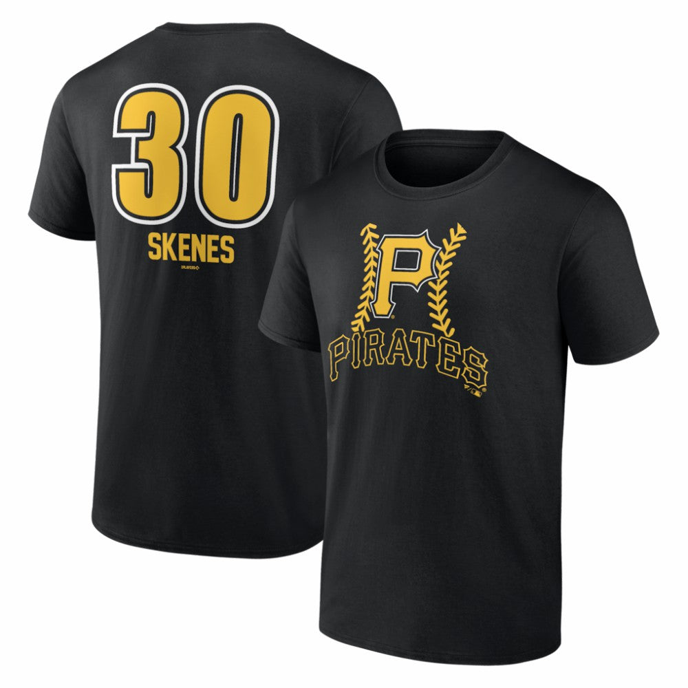 Paul Skenes Pittsburgh Pirates Fastball Player Name & Number T-Shirt - MLB T-shirts