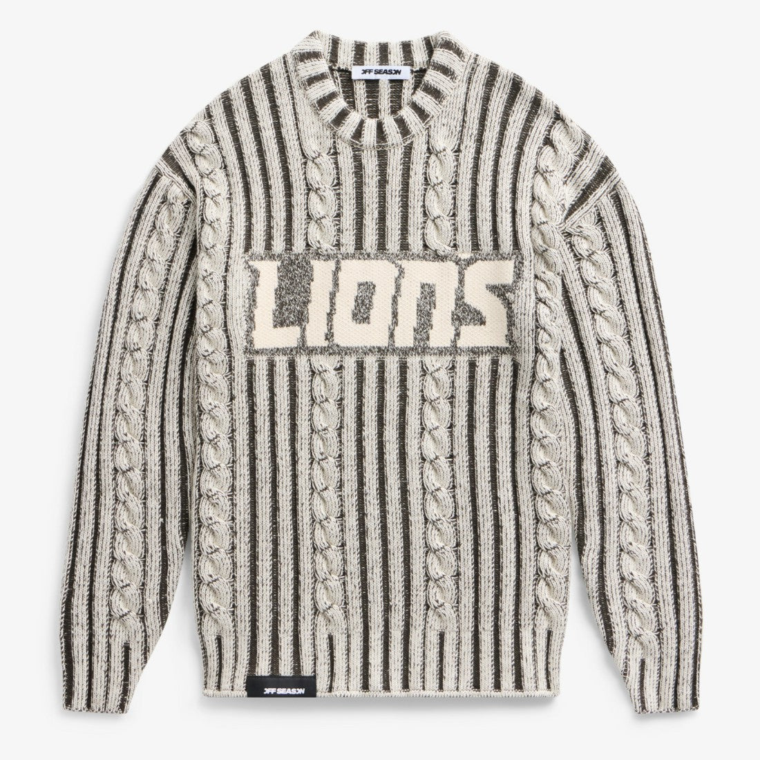 Detroit Lions Off Season x NFL Unisex Cable Knit Sweater | NFL Hot