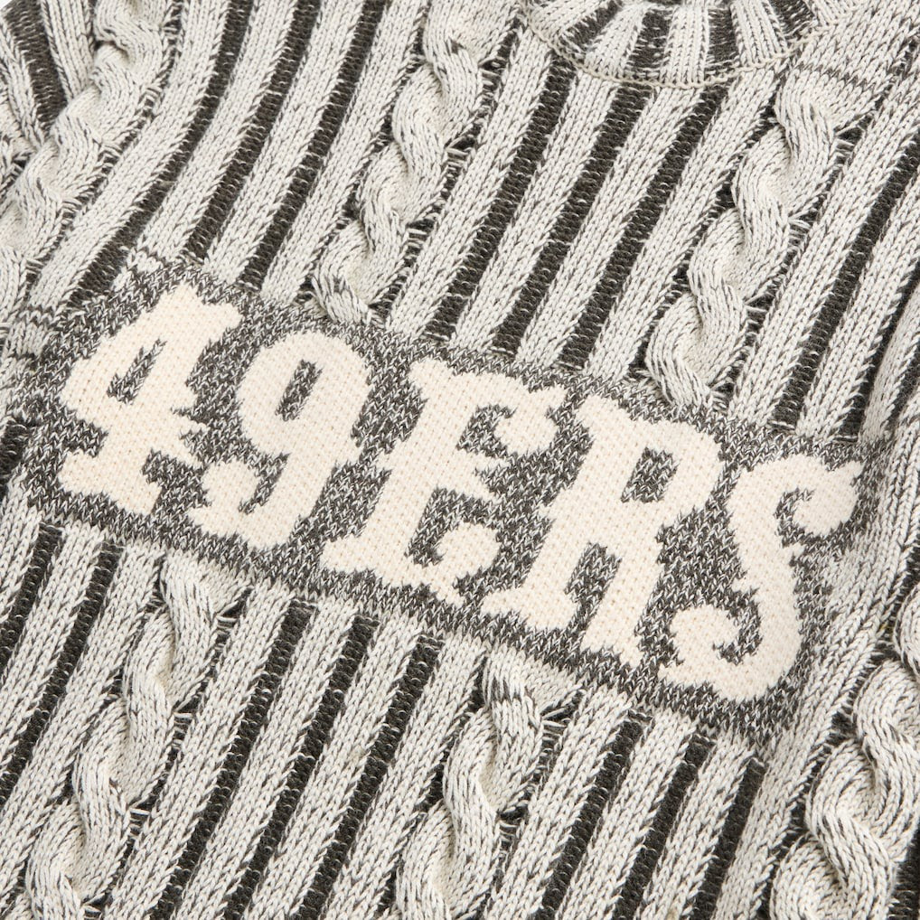 San Francisco 49ers Off Season x NFL Unisex Cable Knit Sweater | NFL Hot