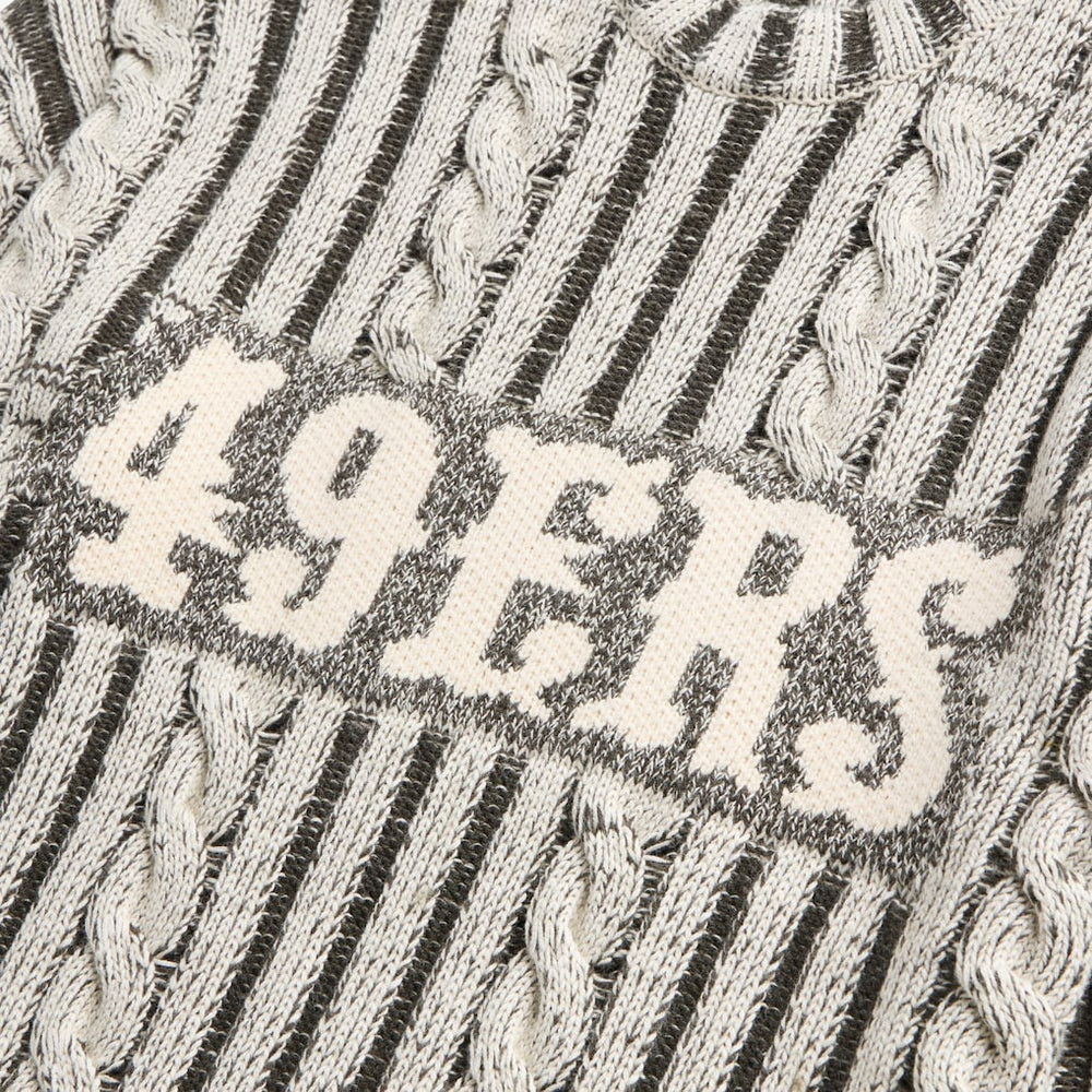 San Francisco 49ers Off Season x NFL Unisex Cable Knit Sweater | NFL Hot