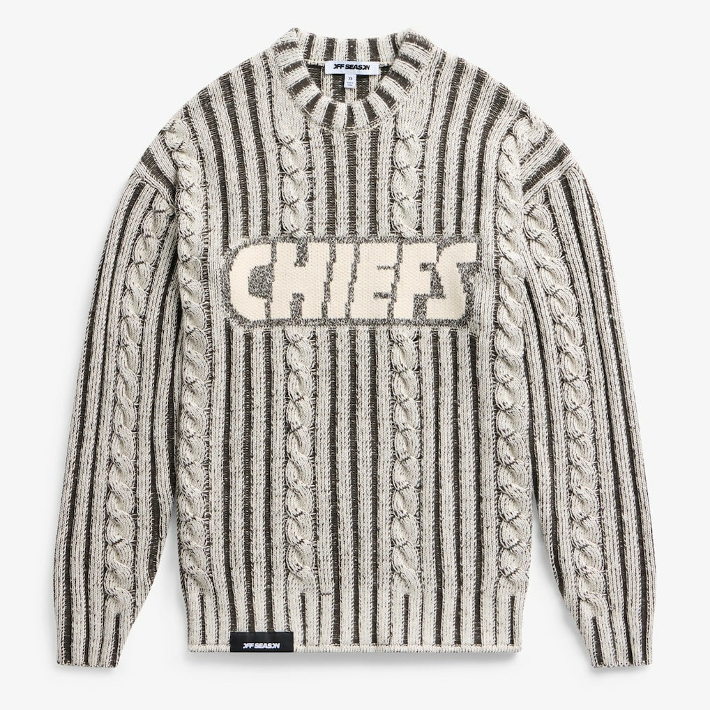 Kansas City Chiefs Off Season x NFL Unisex Cable Knit Sweater | NFL Online