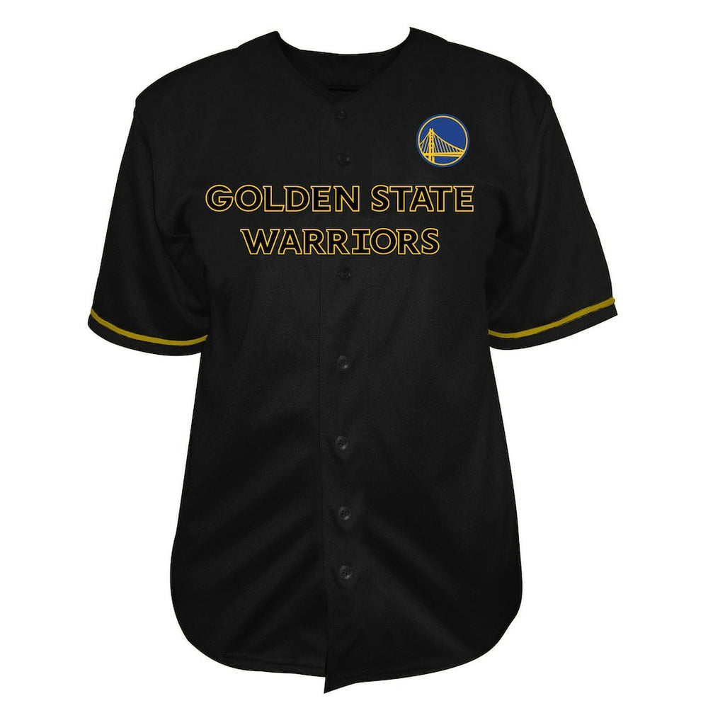 Black Golden State Warriors Big & Tall Pop Full-Button Jersey sale | NBA