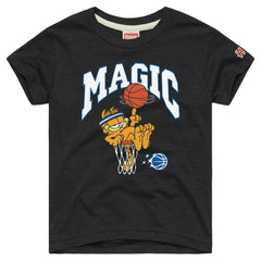 Charcoal Orlando Magic Garfield x Homage Youth Tri-Blend T-Shirt | NBA