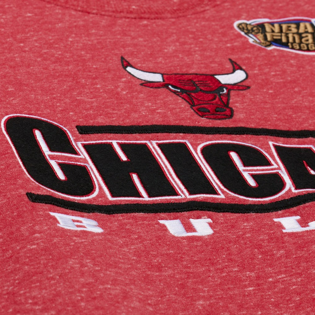 Red Chicago Bulls Throw It Back Fleece Sweatshirt sale | NBA