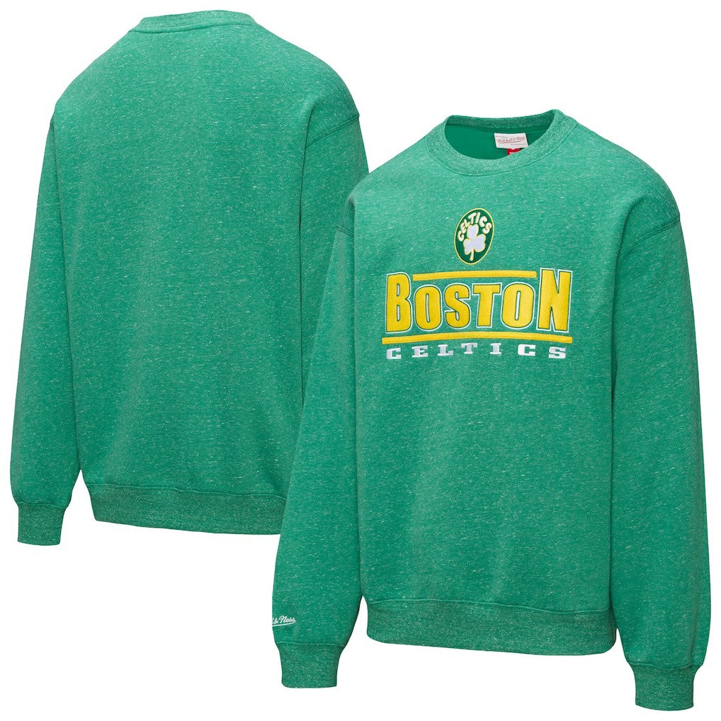 Green Boston Celtics Throw It Back Fleece Sweatshirt | NBA