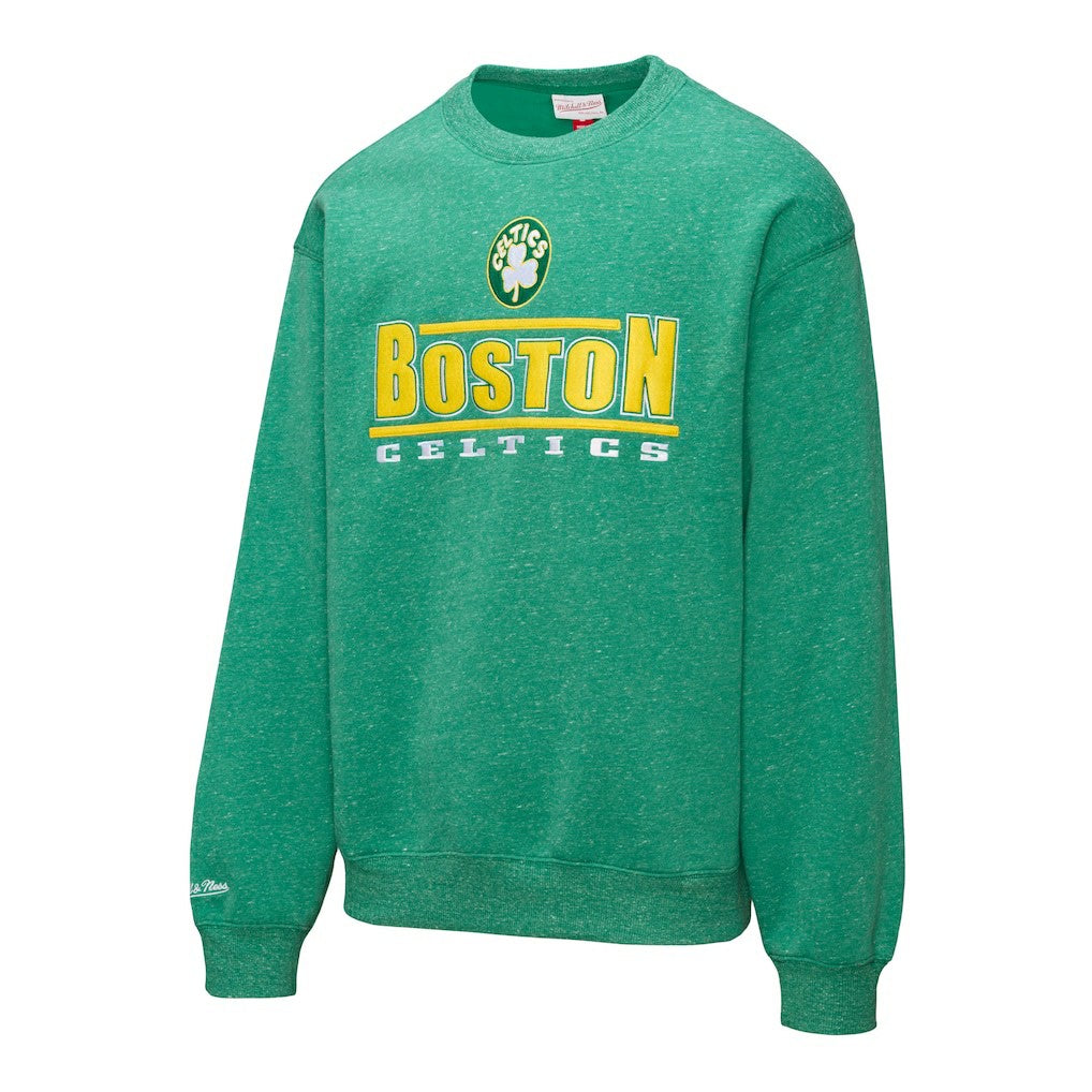 Green Boston Celtics Throw It Back Fleece Sweatshirt | NBA