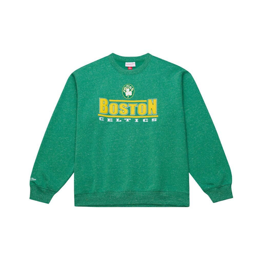 Green Boston Celtics Throw It Back Fleece Sweatshirt | NBA