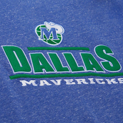 Navy Dallas Mavericks Throw It Back Fleece Sweatshirt sale | NBA