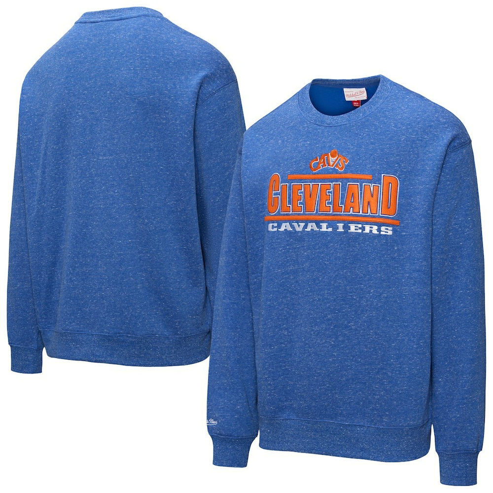 Royal Cleveland Cavaliers Throw It Back Fleece Sweatshirt sale | NBA