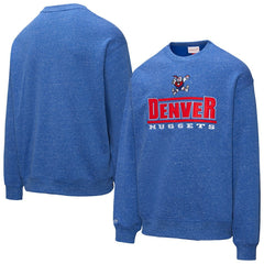 Royal Denver Nuggets Throw It Back Fleece Sweatshirt sale | NBA