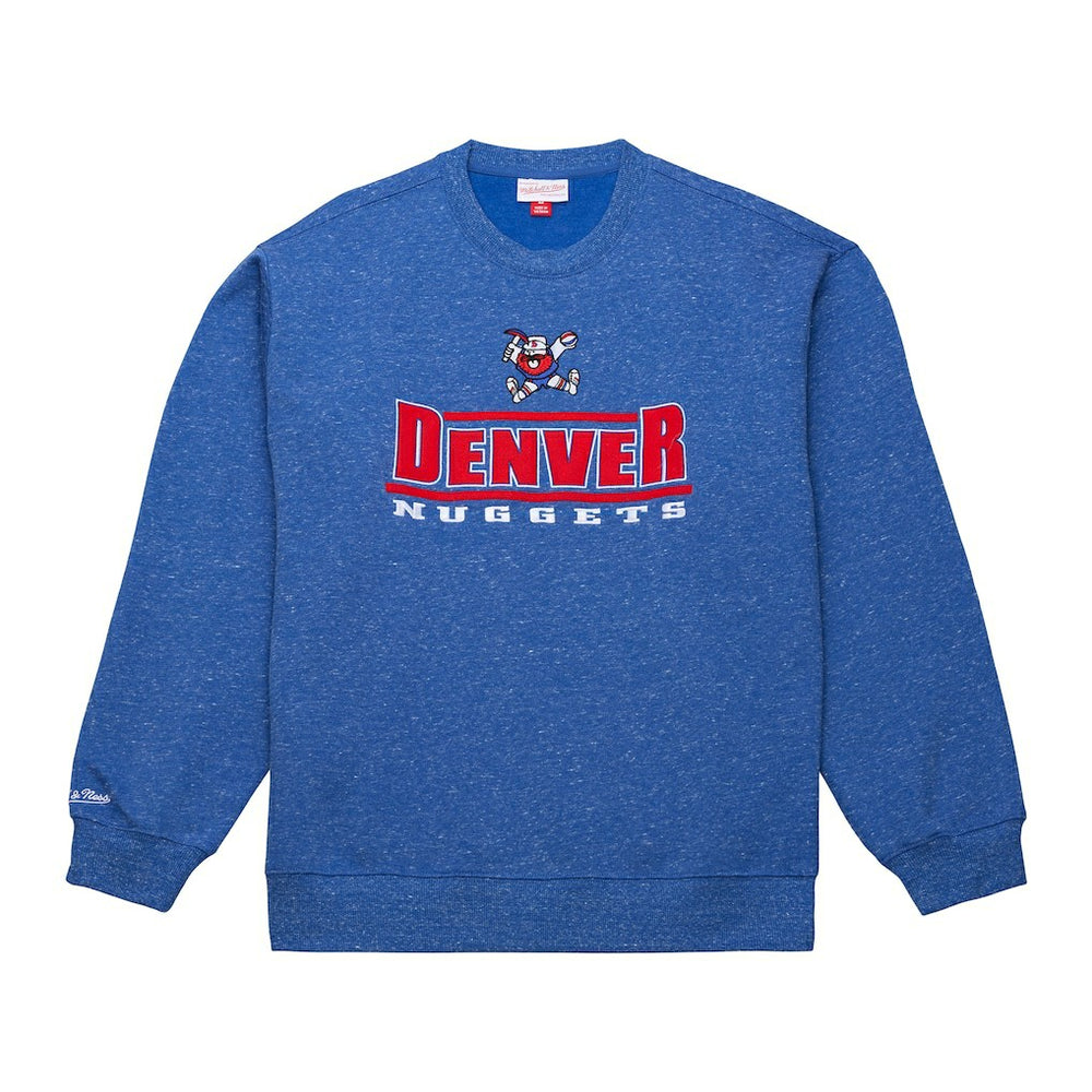 Royal Denver Nuggets Throw It Back Fleece Sweatshirt sale | NBA