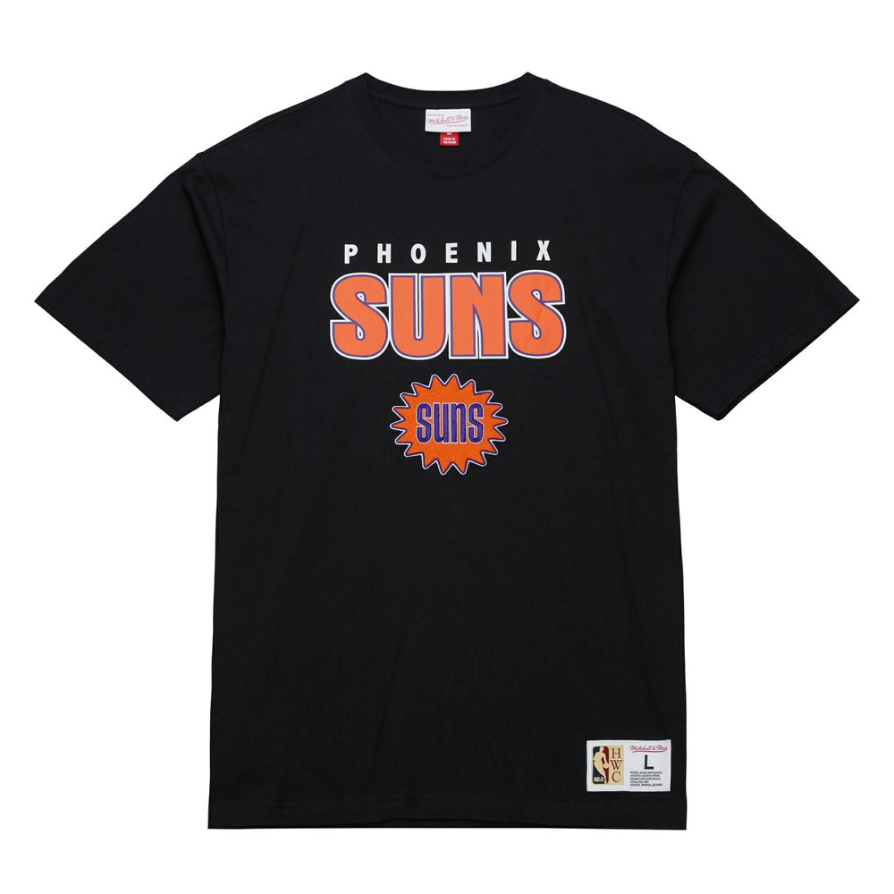 Black Phoenix Suns Hardwood Classics Throw It Back Premium T-Shirt | NBA