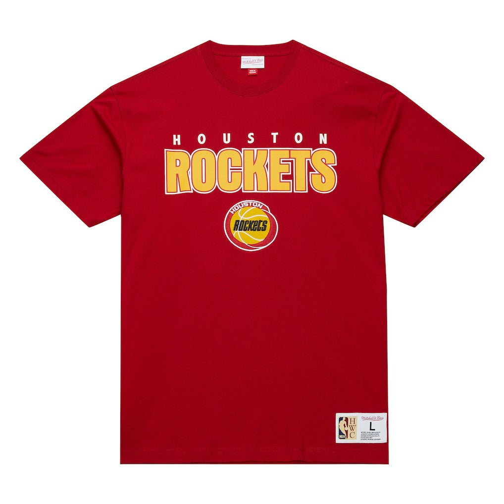 Red Houston Rockets Hardwood Classics Throw It Back Premium T-Shirt sale | NBA