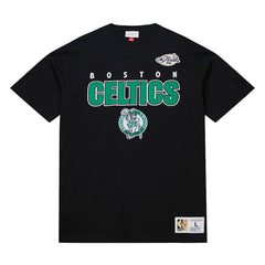 Black Boston Celtics Hardwood Classics Throw It Back Premium T-Shirt | NBA