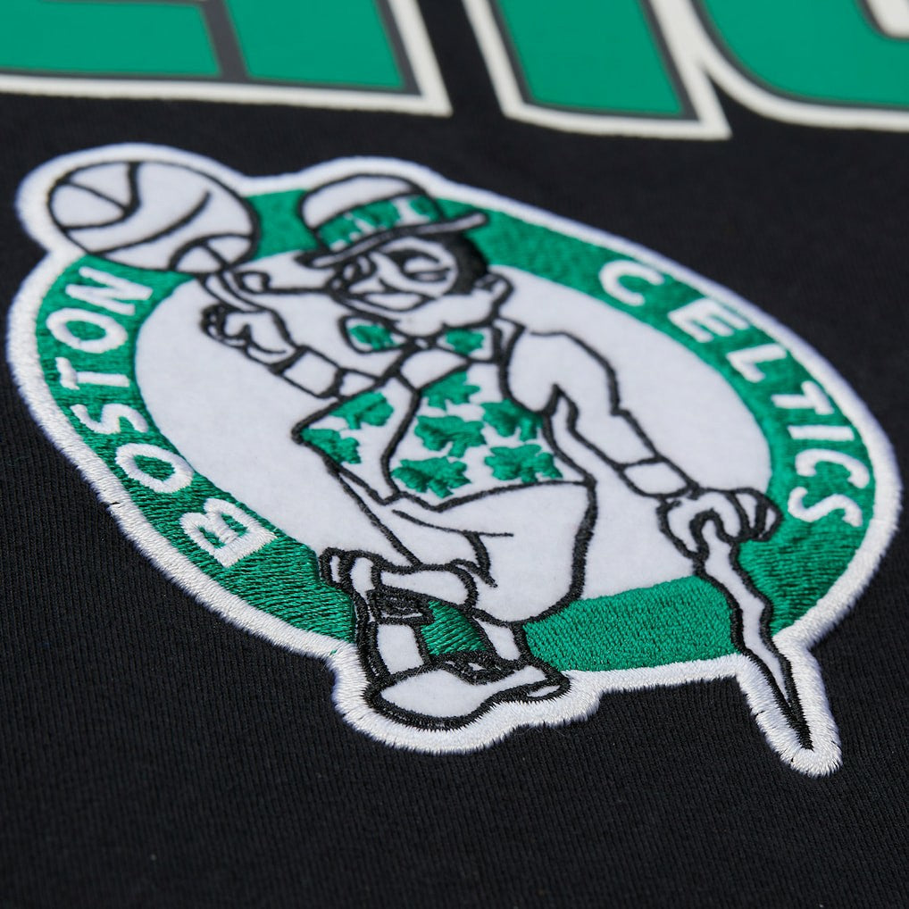 Black Boston Celtics Hardwood Classics Throw It Back Premium T-Shirt | NBA