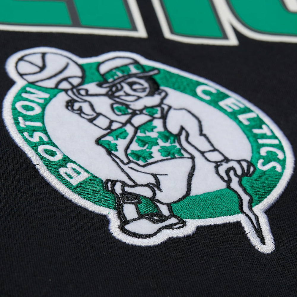 Black Boston Celtics Hardwood Classics Throw It Back Premium T-Shirt | NBA